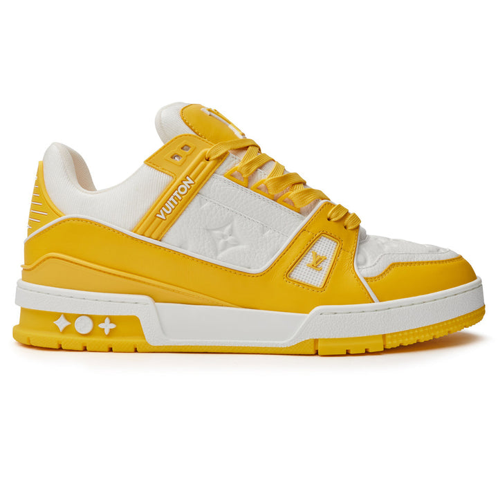 LOUIS VUITTON LV MONOGRAM WHITE YELLOW SNEAKER